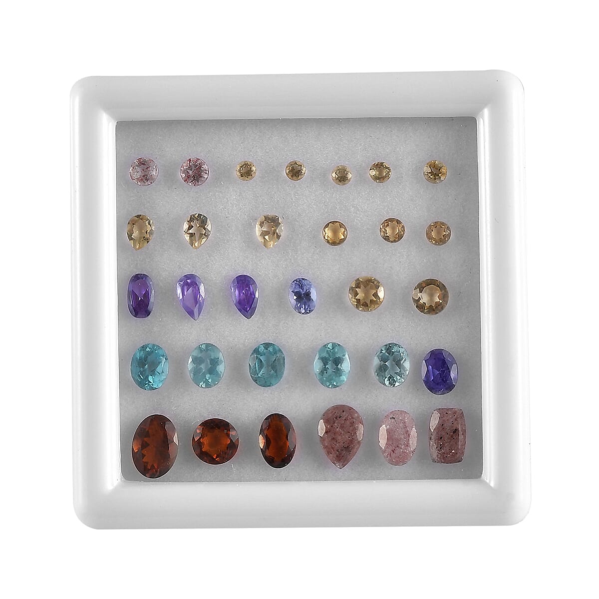 Multi Gemstones Mix Mix mm 8.02 Ct.