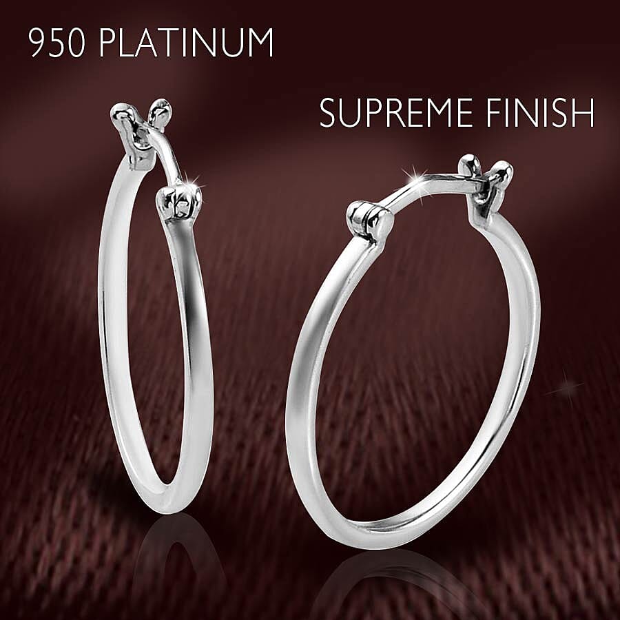 950 Platinum  Earring,  Platinum Wt. 3.07 Gms