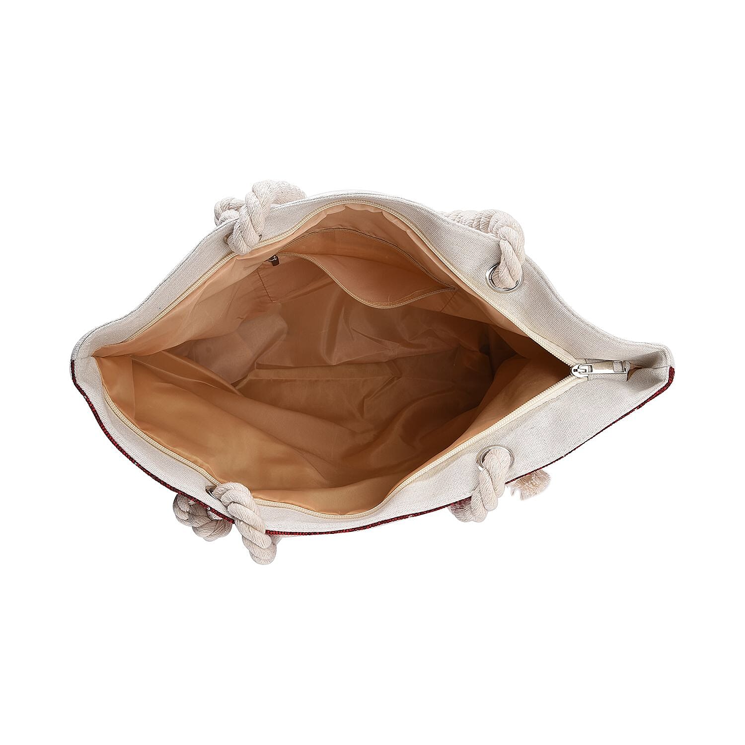 Snowman Tote Bag - Red 