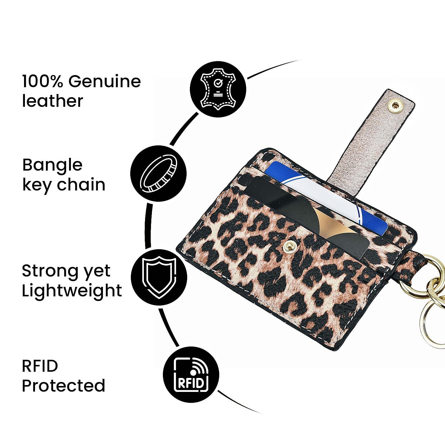 Sencillez Keychain - Black & White