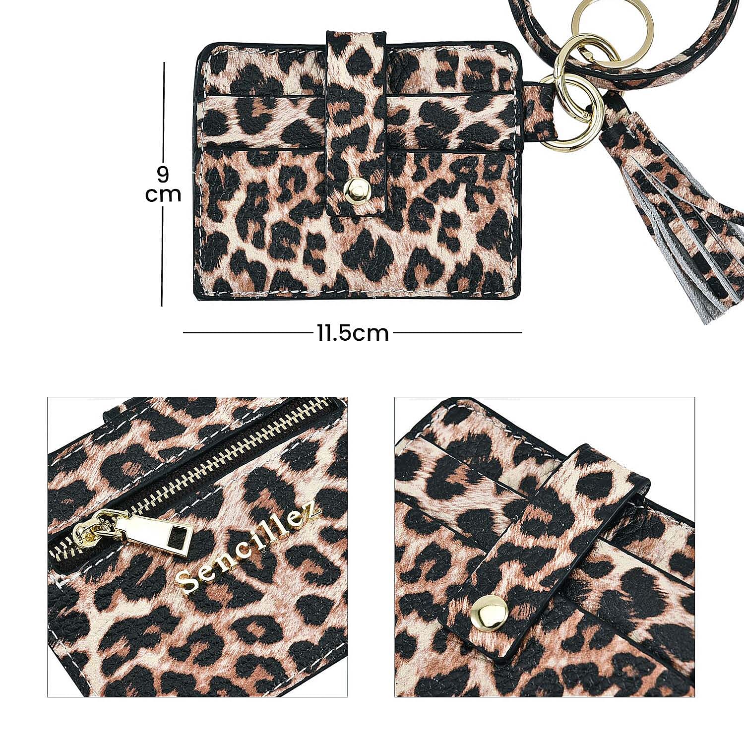 Sencillez Keychain - Black & White