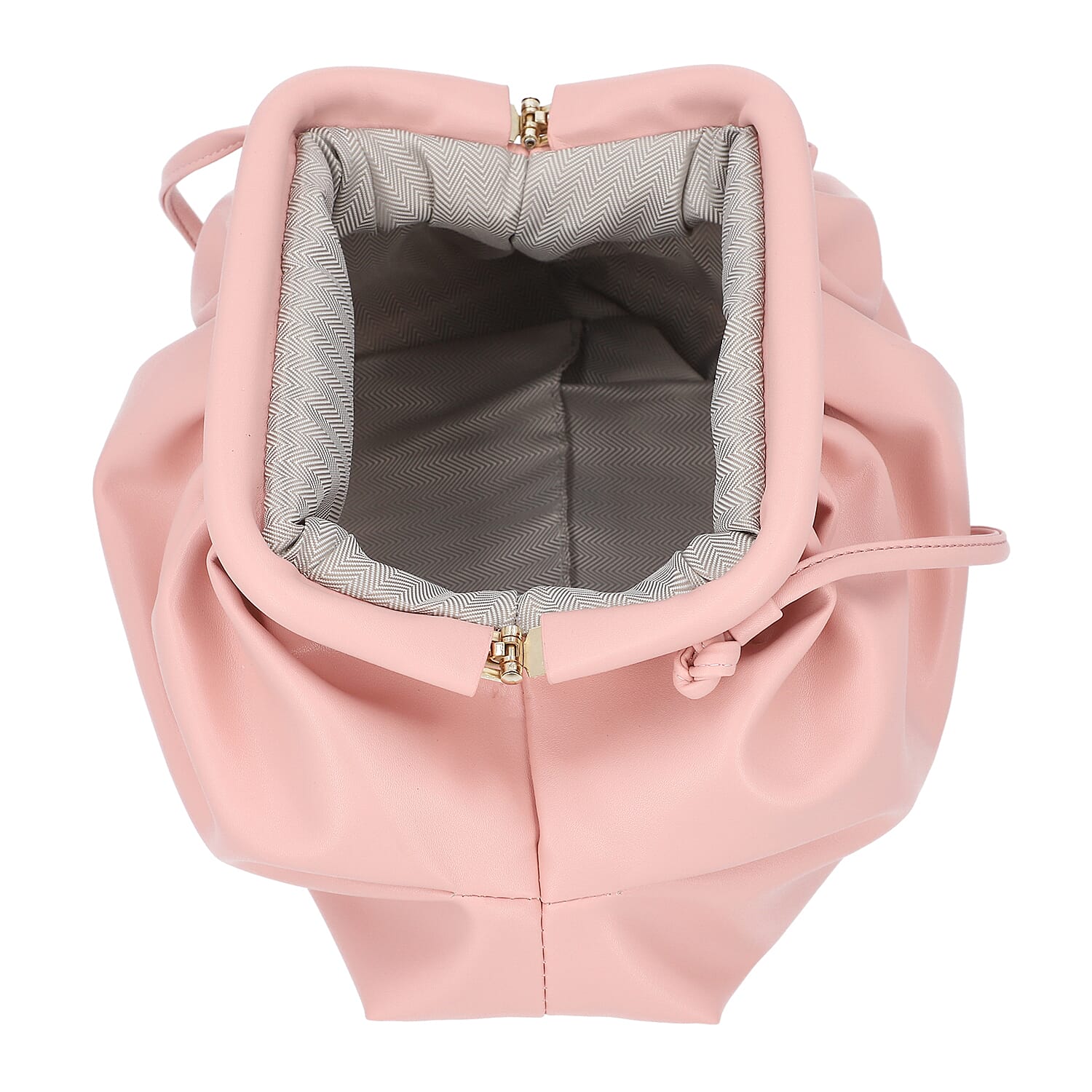 PASSAGE Cloud Shaped Crossbody Bag (Size 30x18x10 Cm) - Peach