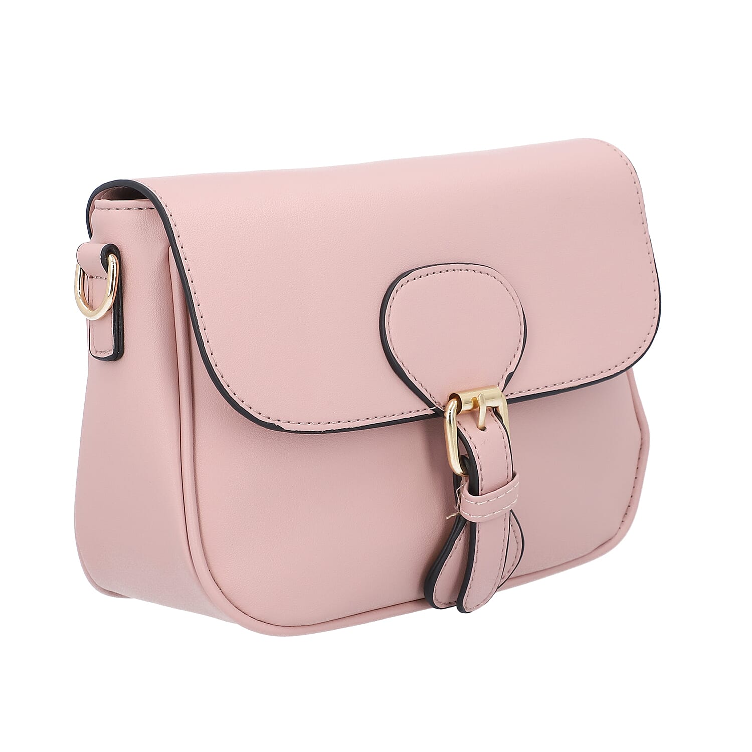 PASSAGE Crossbody Bag with Detachable Shoulder Strap - Light Pink