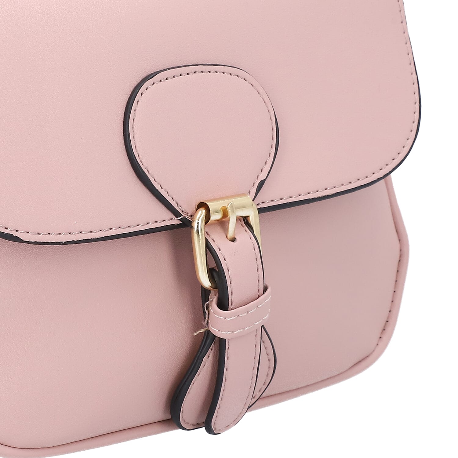 PASSAGE Crossbody Bag with Detachable Shoulder Strap - Light Pink