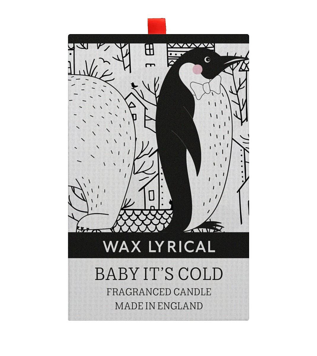 WAX LYRICAL Baby Its Cold Candle - Oud, Chypre, Rose, Jasmine, Sandalwood - Burn Time 50 Hrs