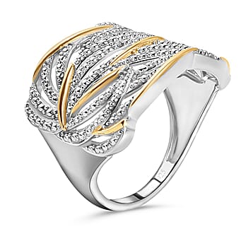 https://tjcuk.sirv.com/Products/70/1/7018272/Diamond-Criss-Cross-Ring-in-Platinum-and-Gold-Plated-Silver_7018272_3.jpg?w=342&h=342