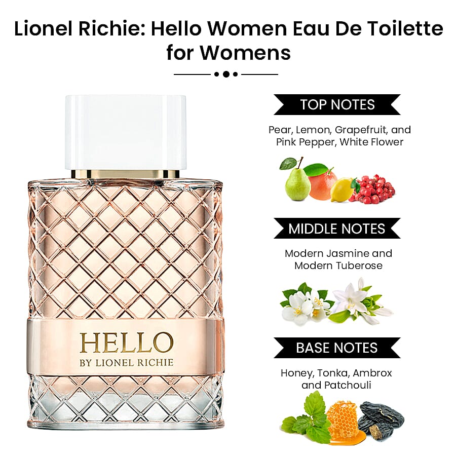 Lionel Richie: Hello Women Eau De Toilette - 100ml