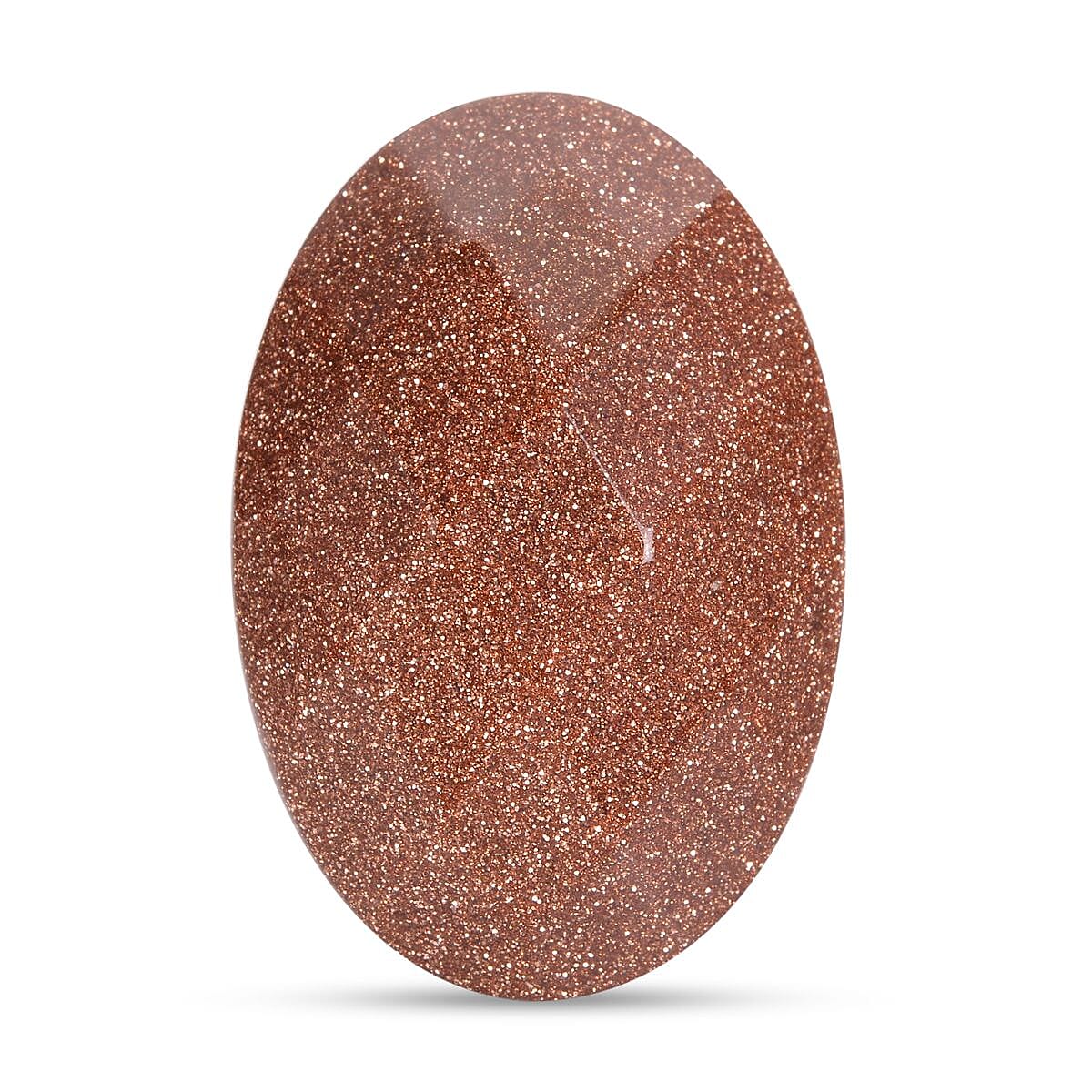 Gold Sandstone Ring (Size P- T Stretchable) 56.00 Ct.