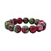 Multi Colour Agate Beads Bracelet (Size 7)Stretchable 150.00 Ct.