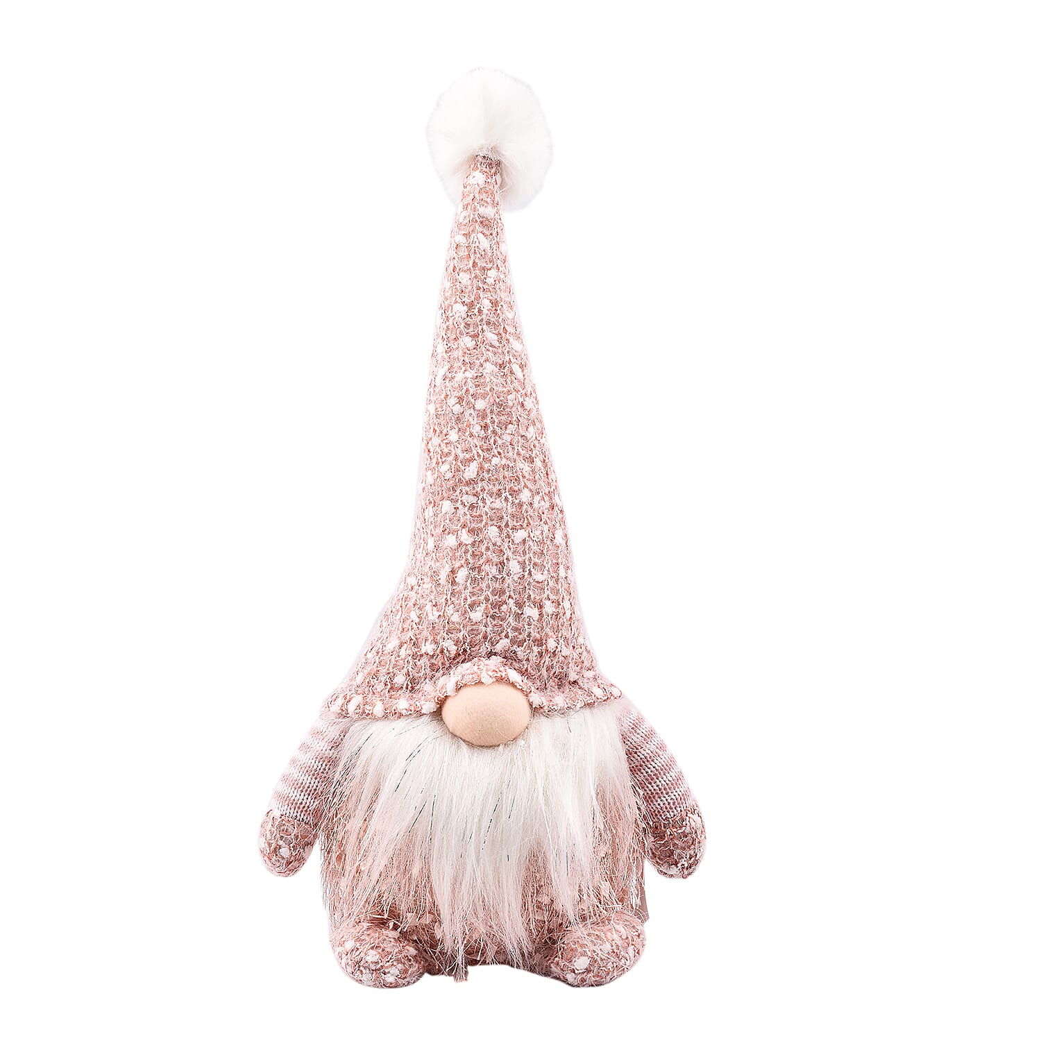 The Leonardo Collection Decorative Gonk with LED Light Body (Size 40 Cm) - Pink