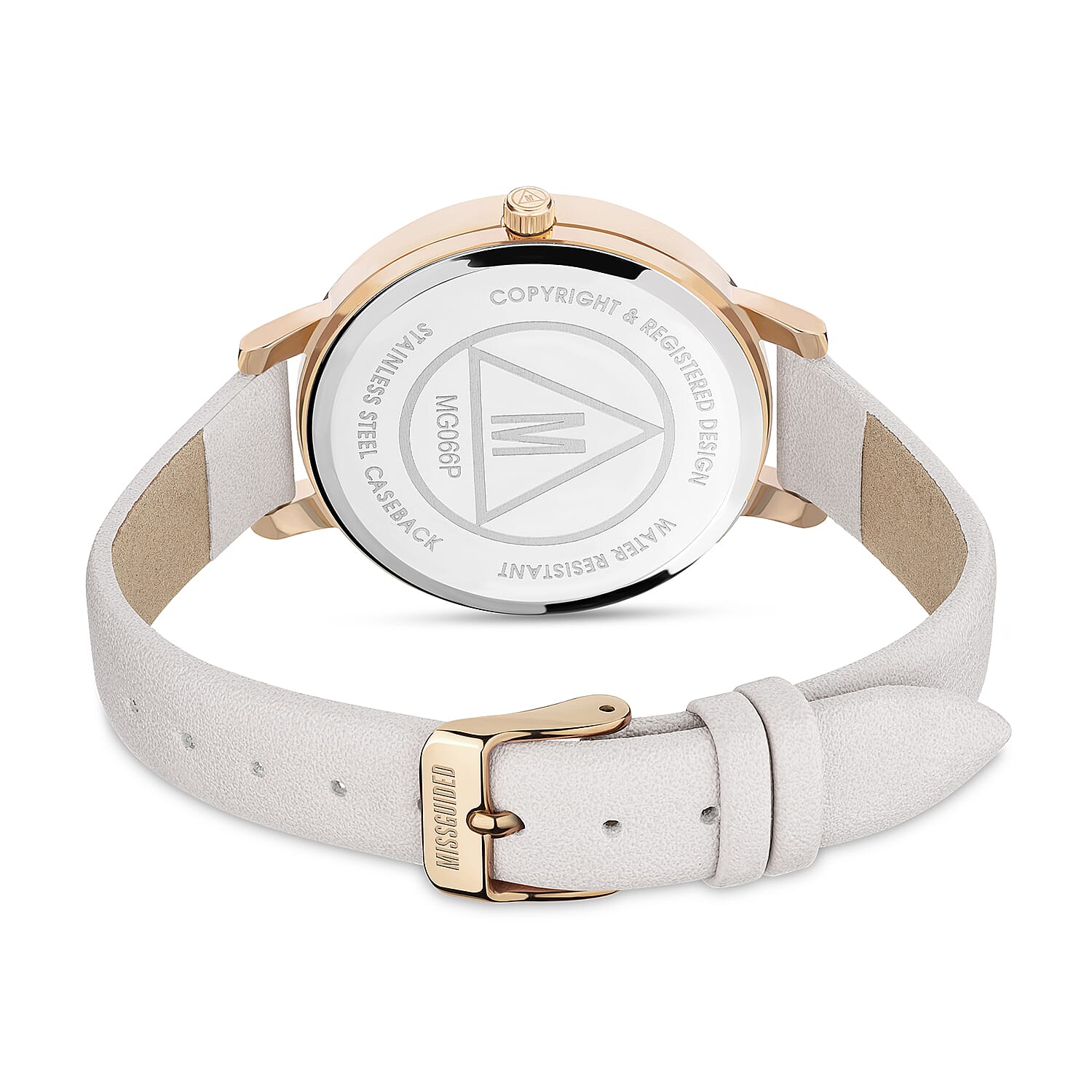 MISSGUIDED Nude Dial Watch with Nude Colour Starp