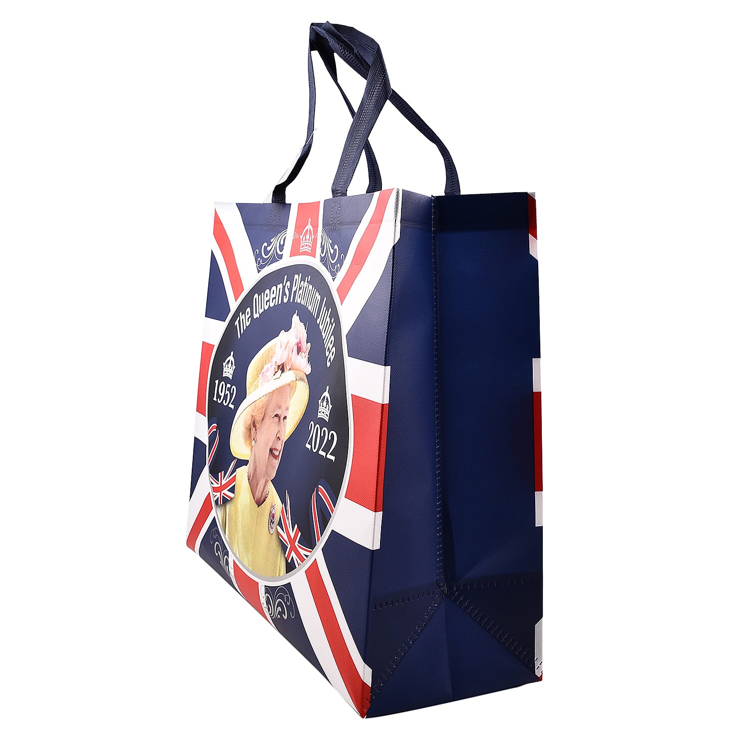 Set Of 4 - Queens Jubilee Shopping Bags - (Size 41x35x15 Cm)