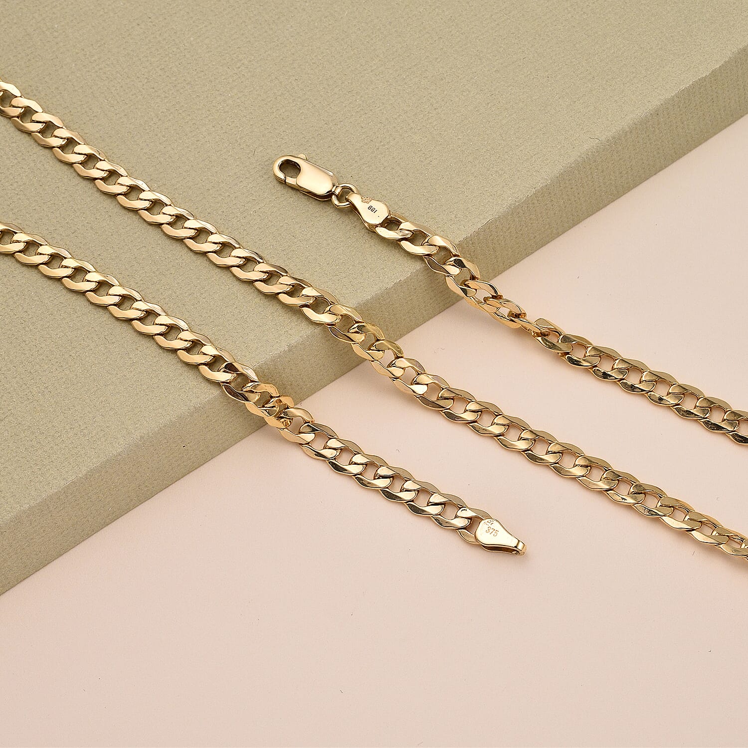 Hatton Garden Close Out - 9K Yellow Gold Curb Necklace (Size - 20), Gold Wt. 6.60 Gms