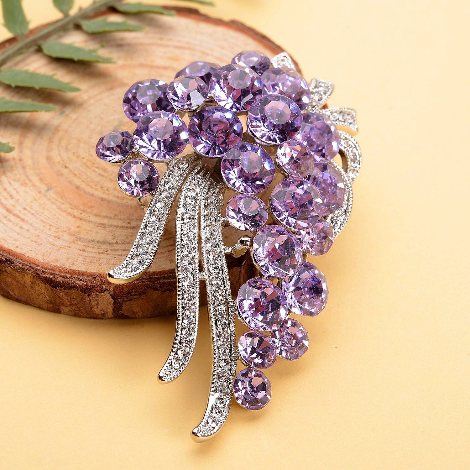 Purple brooches shop and pins