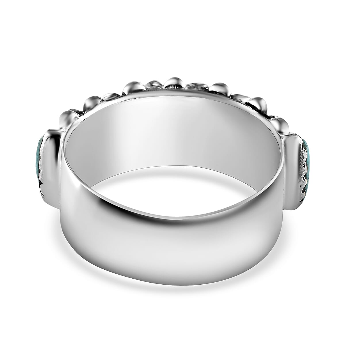 Santa Fe Collection - Turquoise Ring in Sterling Silver 3.28 Ct.