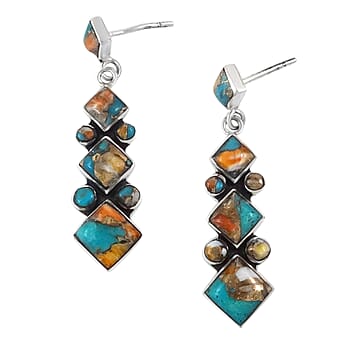 https://tjcuk.sirv.com/Products/70/2/7021298/Santa-Fe-Collection-Spiny-Turquoise-Dangling-Earrings-(With-Push-Back)_7021298.jpg?w=342&h=342