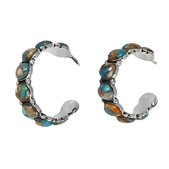 https://tjcuk.sirv.com/Products/70/2/7021464/Santa-Fe-Collection-Spiny-Turquoise-Hoop-Earrings-with-Oxidised-With-P_7021464.jpg?w=342&h=342