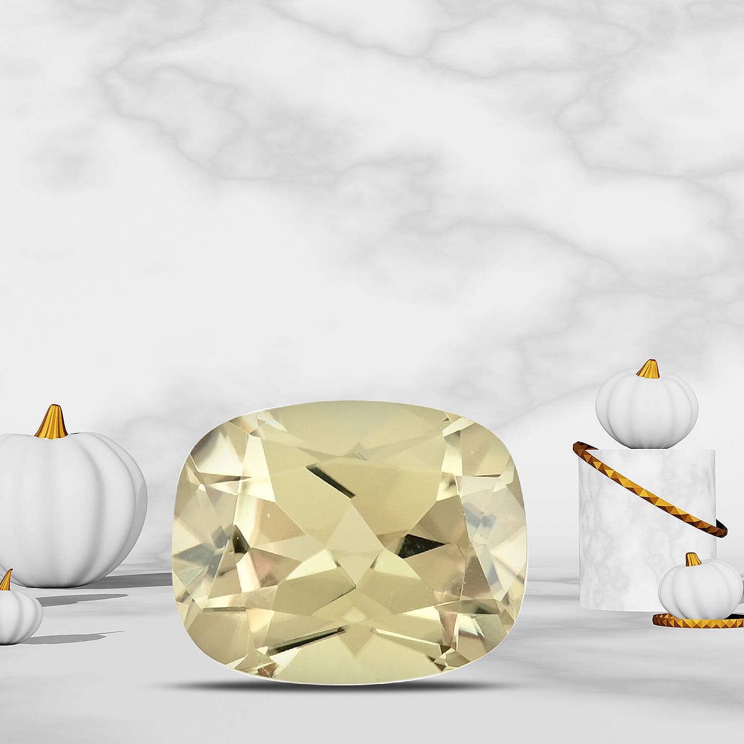 AGI Appraised and Certified 3 Carat AAAA Turkizite 10x8 Loose Gemstone in Cushion Cut