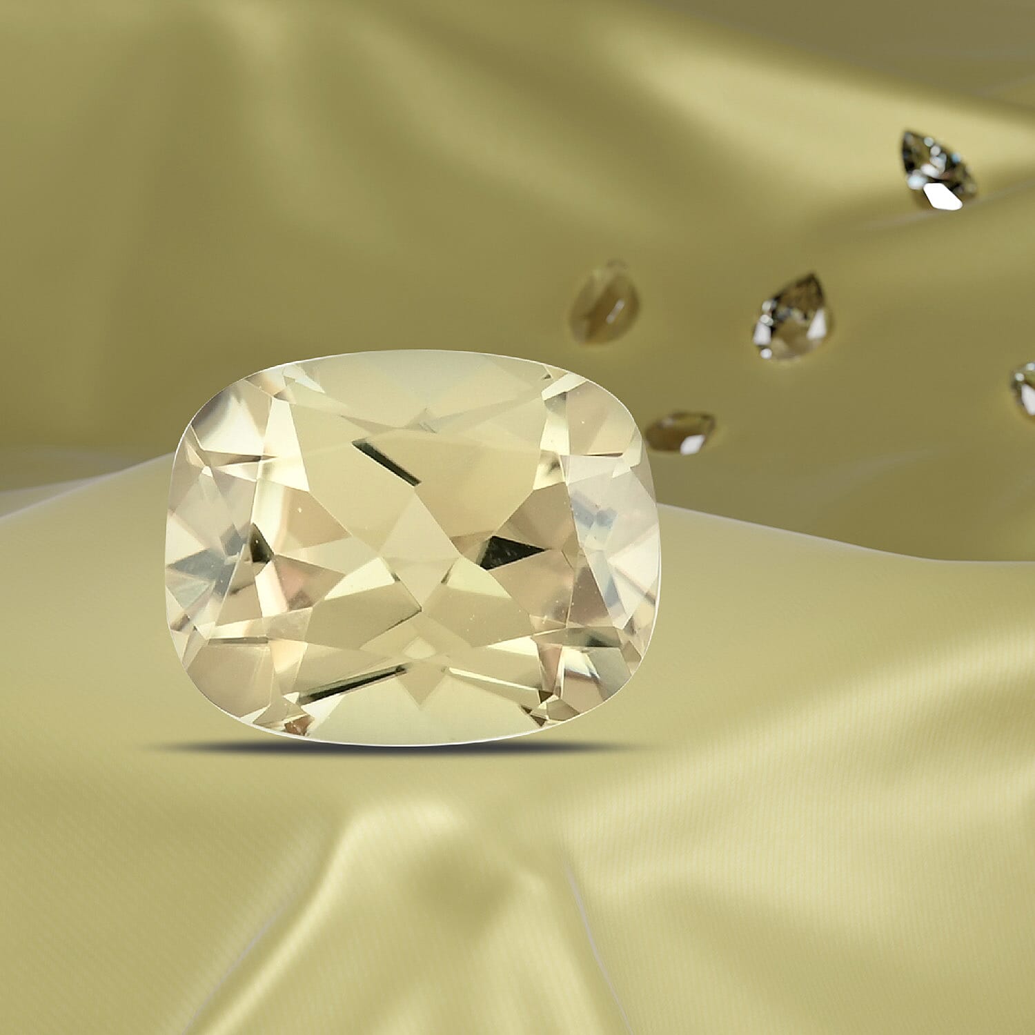 AGI Appraised and Certified 3 Carat AAAA Turkizite 10x8 Loose Gemstone in Cushion Cut