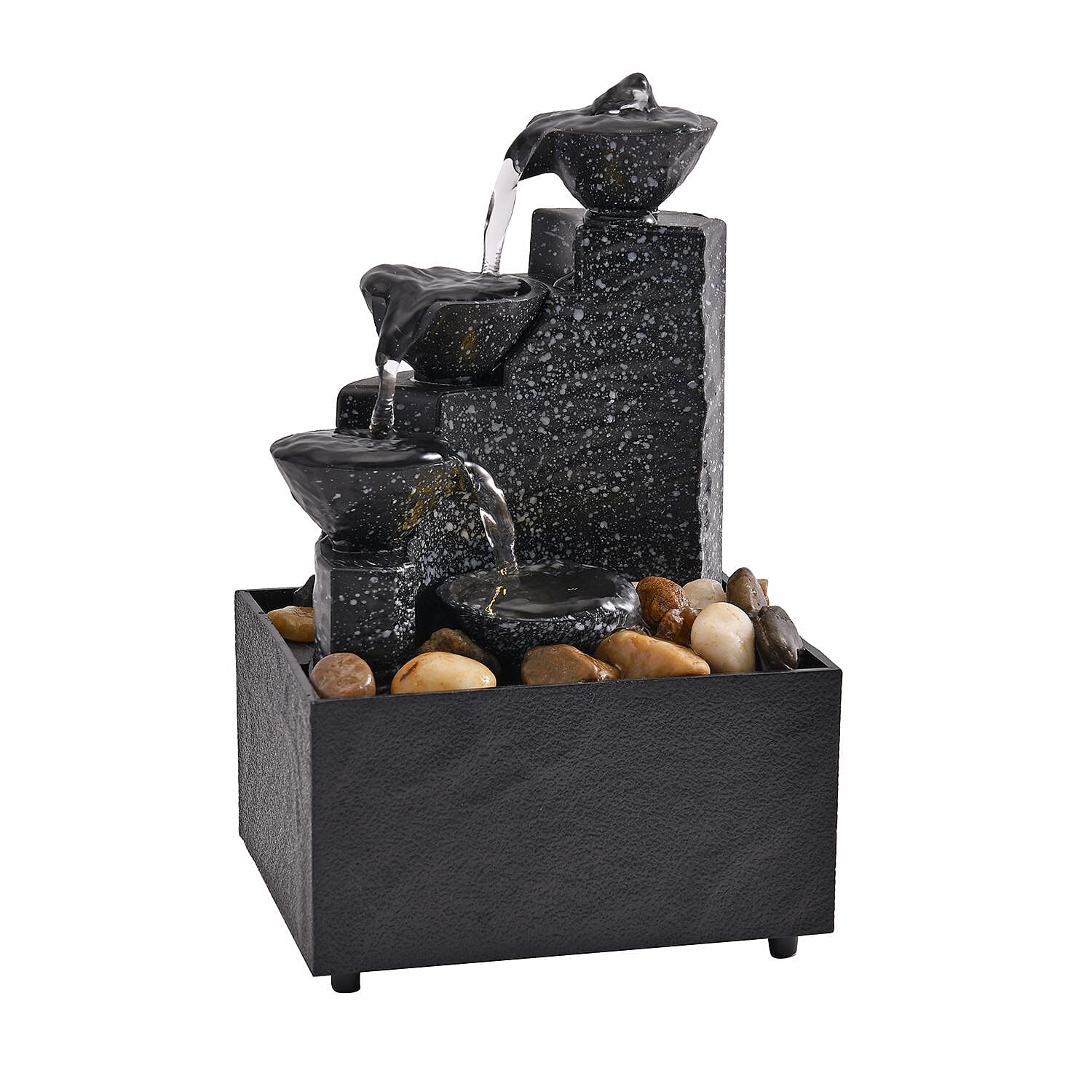 Indoor Fountain (Size 11x17 cm) - Black & Black