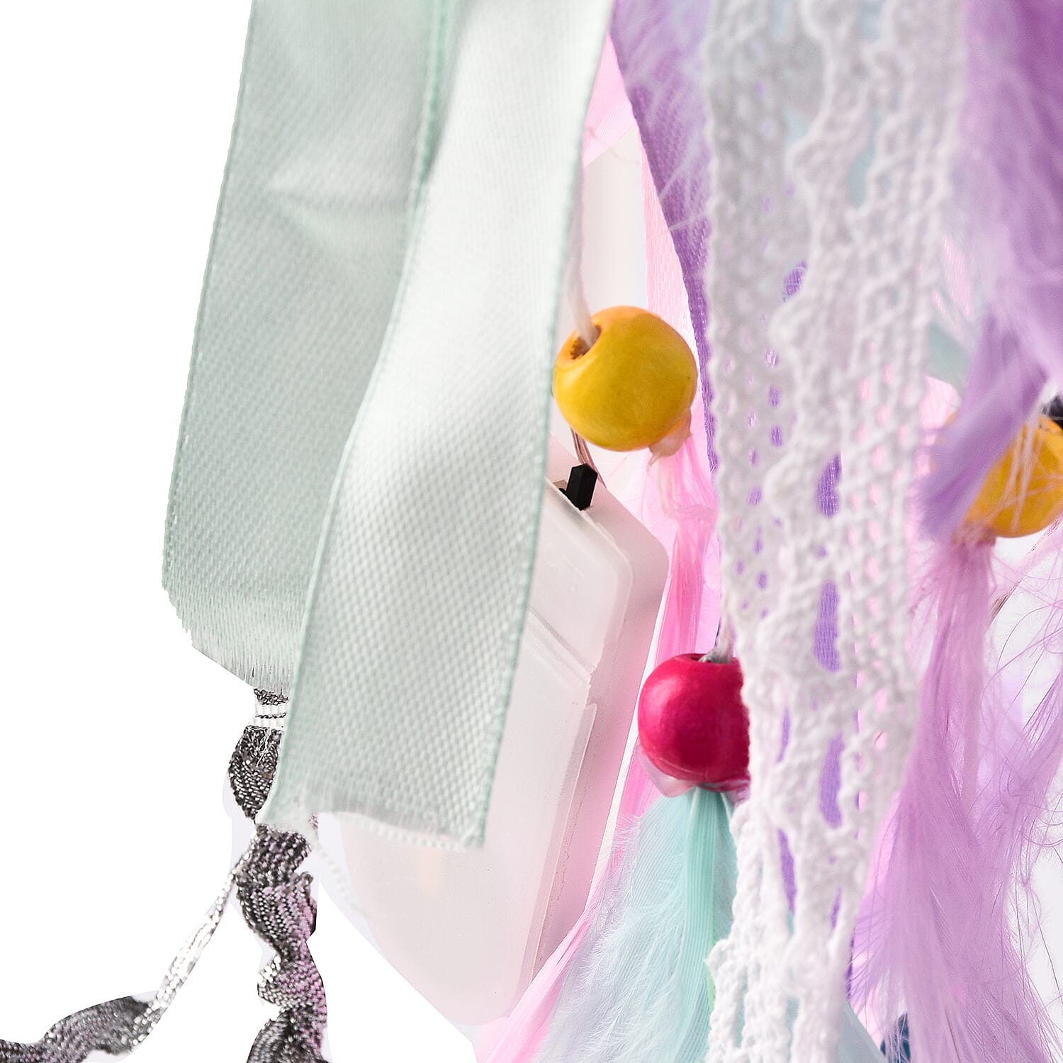 One Time Close Out Deal- Hanging Unicorn Face LED Dream Catcher