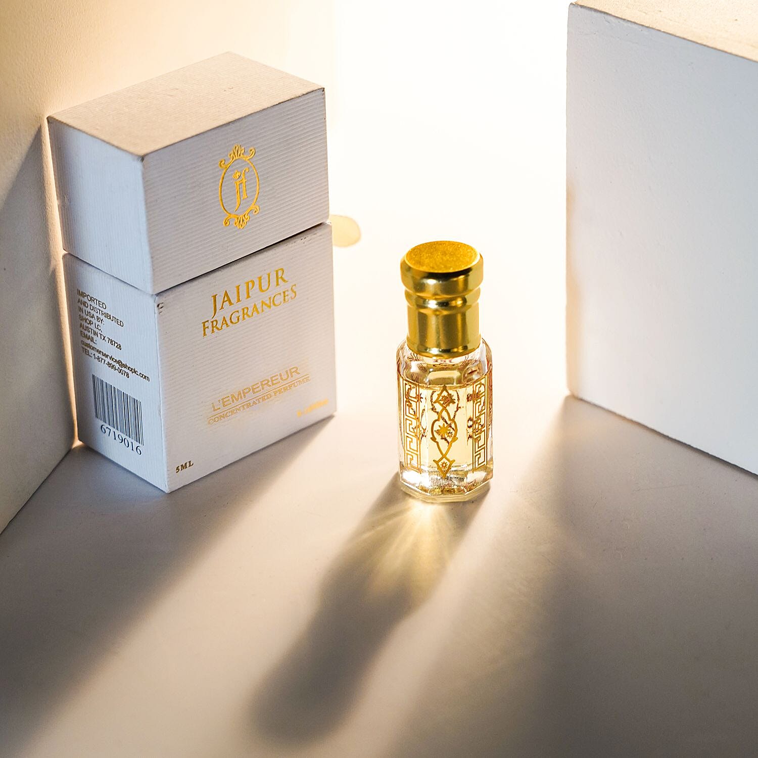 Jaipur Fragrance- 100% Natural Concentrated Perfume - 5ml (L Empereur)