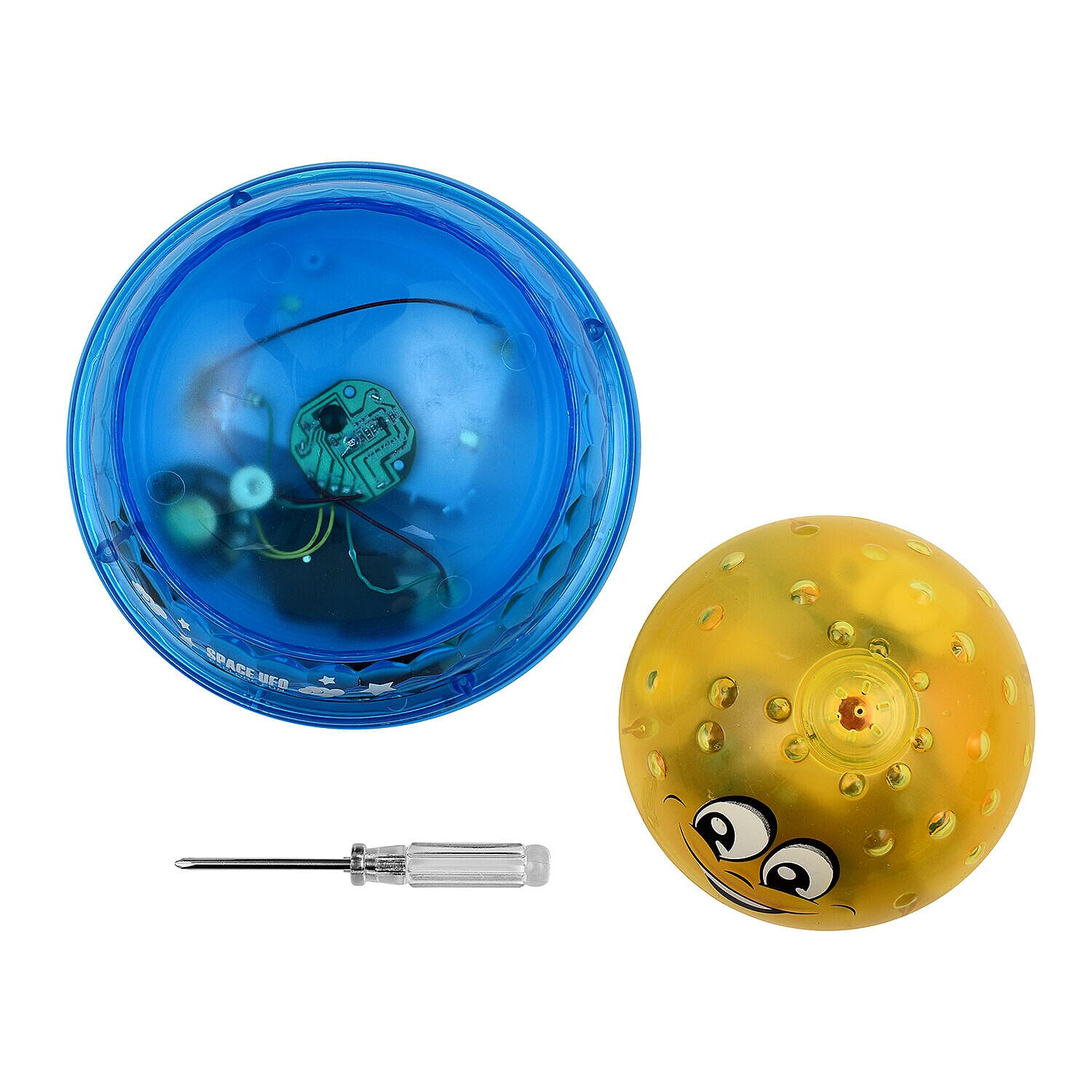 2 in1 Spray Water Toy with Music - Light - Yellow