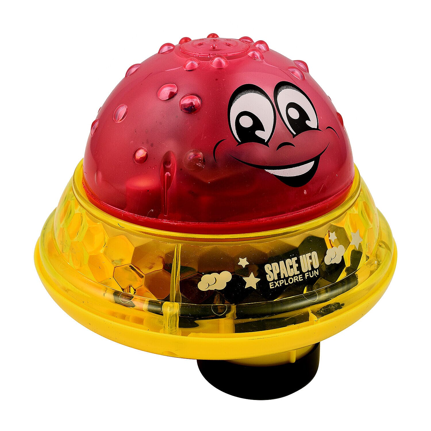 2 in 1 Spray Water Toy with Music - Light - Red