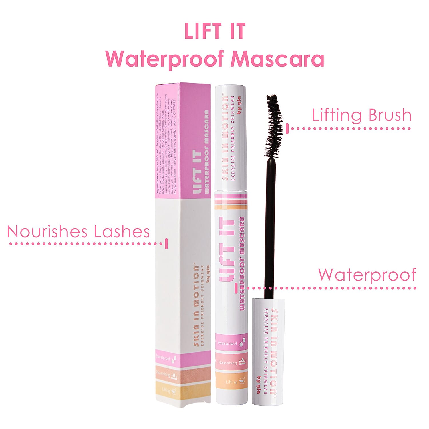 Skin In Motion-  Lift It Waterproof Mascara (With Free Handy Hook)