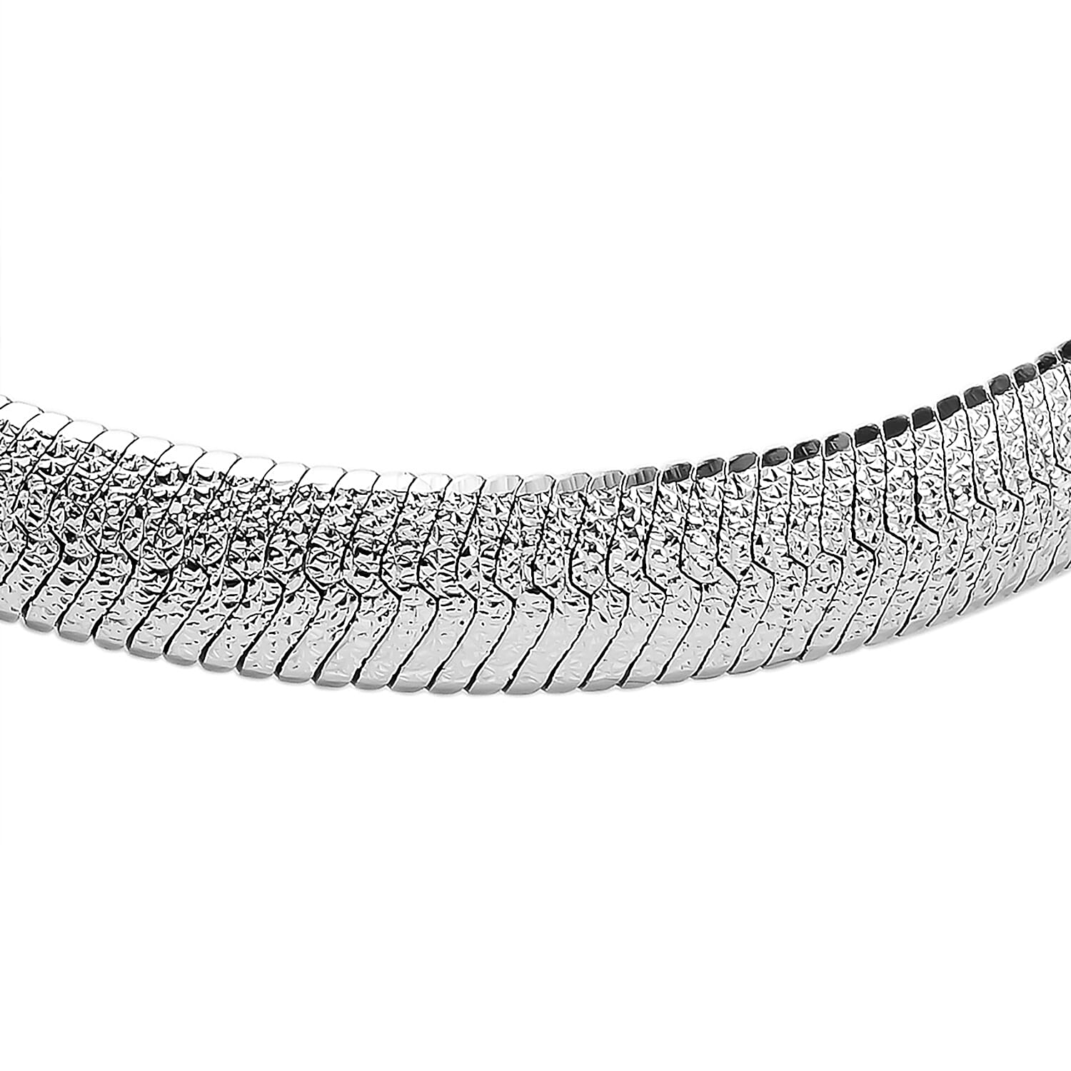 Sterling Silver Braclet (Size - 7 with 1 Inch Extender), Silver Wt. 9.8 Gms