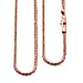 Vicenza Closeout - Spiga Necklace (Size - 20) in Rose Gold Overlay Sterling Silver, Silver Wt. 8.16 Gms