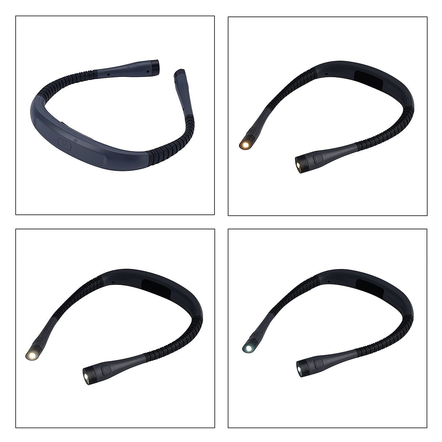 Rechargeable Led Neck Reading Light - Black