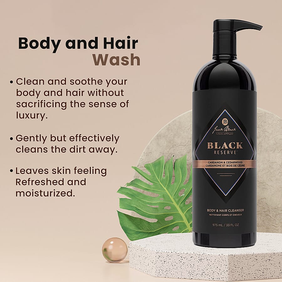 Jack Black Black Body - Hair Cleanser - 335 ml