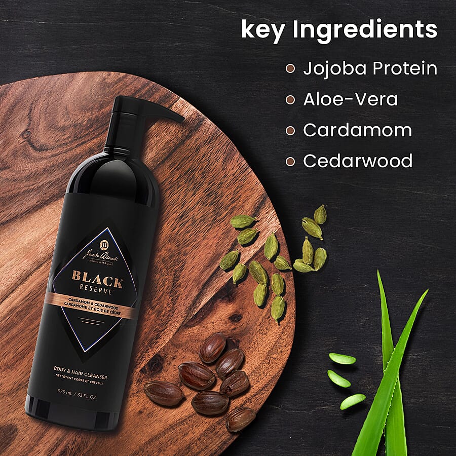 Jack Black Black Body - Hair Cleanser - 335 ml