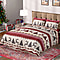 Polyester Christmas Bedding Set - Red