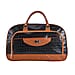 Passage PU Crocodile Travel Bag - Black & Brown