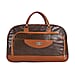 Passage PU Crocodile Travel Bag - Black & Brown