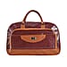 Passage PU Crocodile Travel Bag - Black & Brown