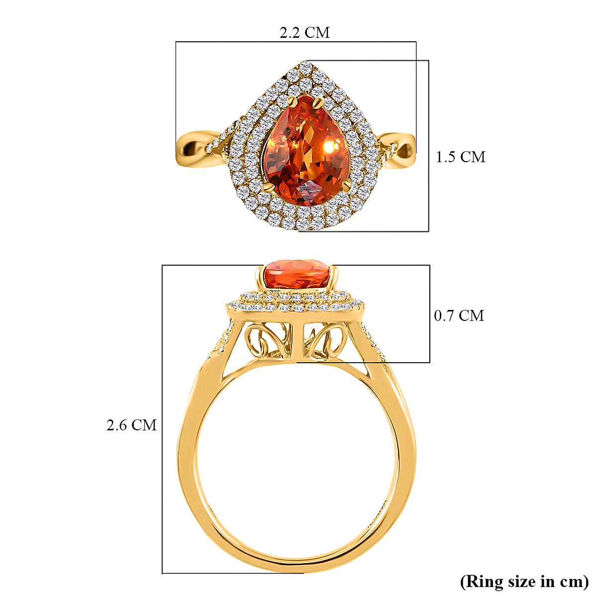 Certified and Appraised ILIANA 18K White Gold AAA Songea Sapphire and Diamond SI Ring 2.40 Ct