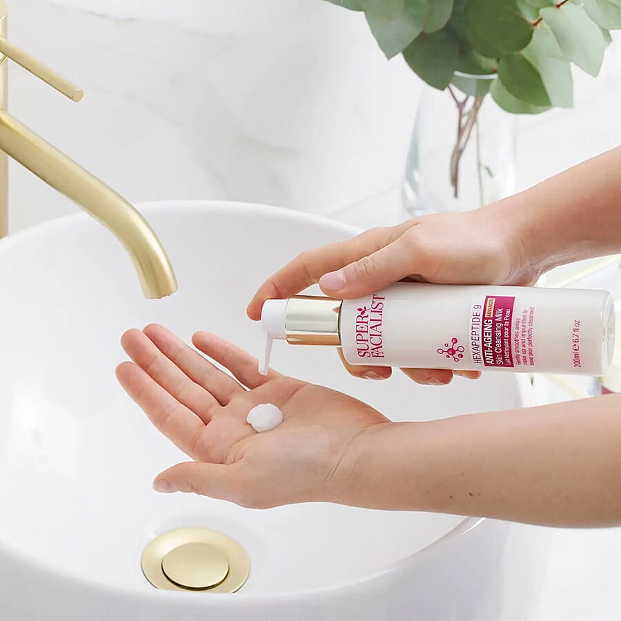 Super Facialist Hex-9 200ml Cleansing Milk Advanced Anti-Ageing