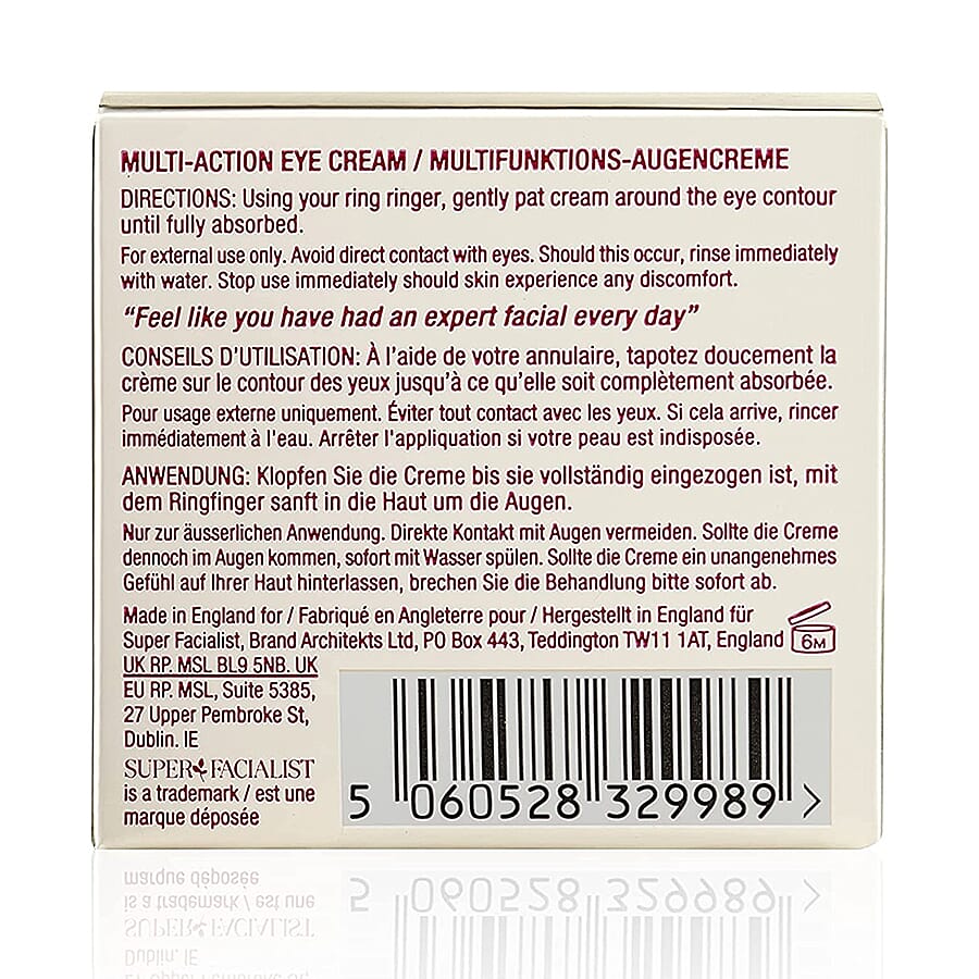 Super Facialist Hex-9 15ml Eye Cream Advanced Multi-Action Anti-Ageing