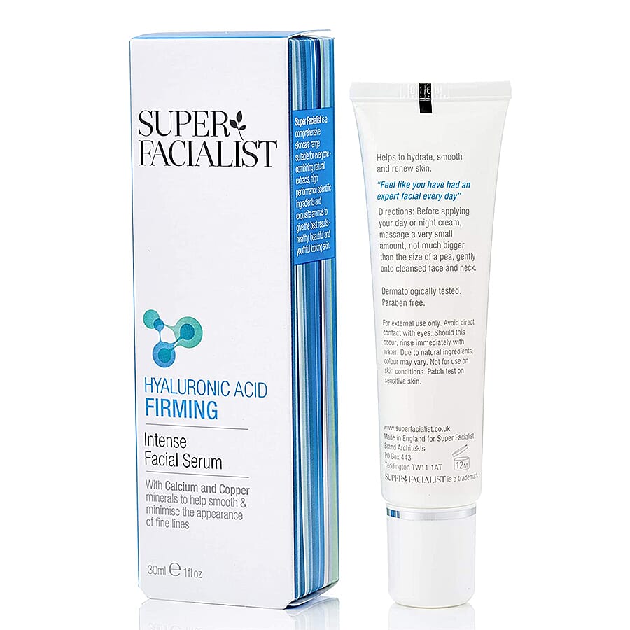 Super Facialist 30ml Hyaluronic Acid Facial Serum Intense Firming