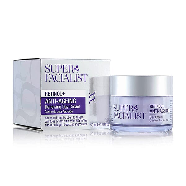 Super Facialist 50ml Retinol Day Cream AntiAgeing Renewing 7064098 TJC