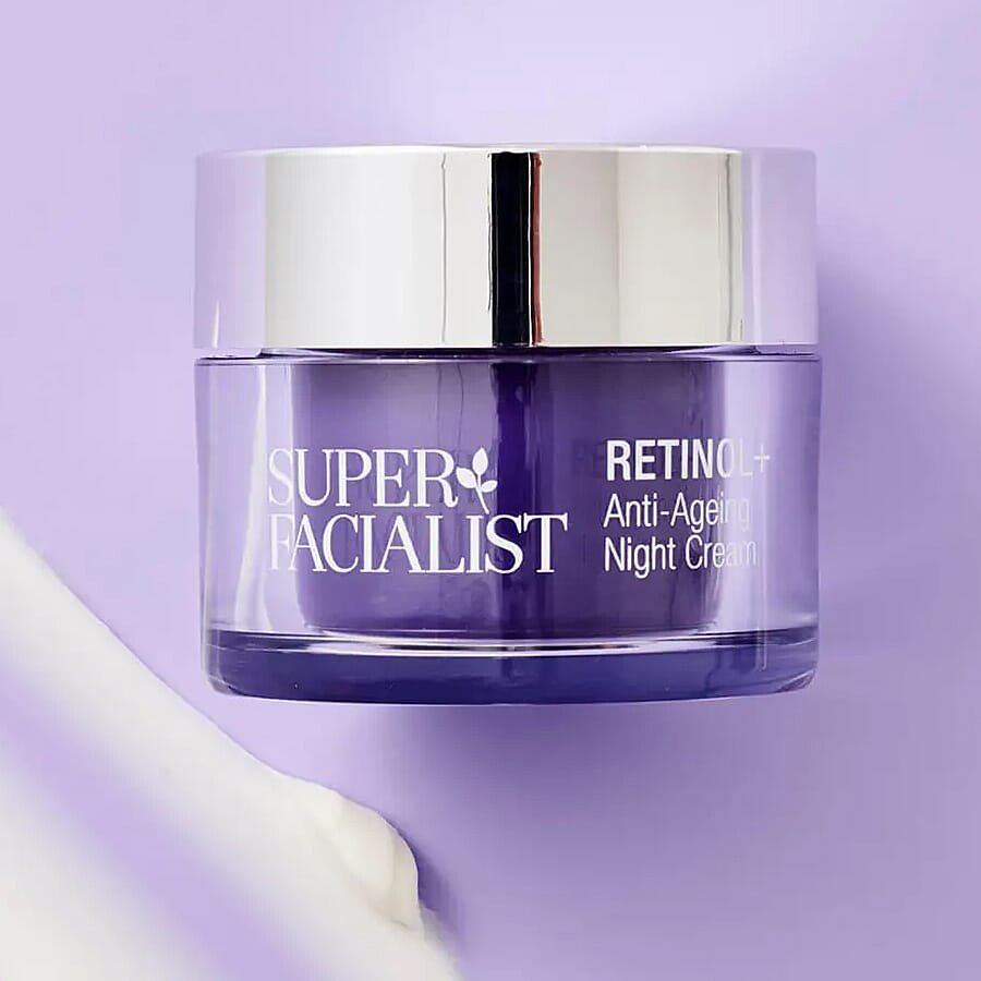 Super Facialist 50ml Retinol Night Cream Anti-Ageing Renewing