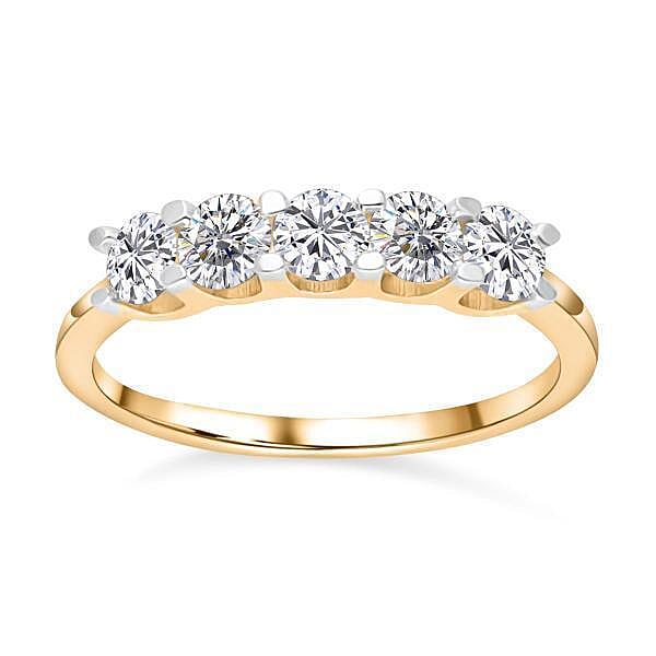 New York Close Out Deal- 14K Yellow Gold SGL Certified Diamond (I1-I2-G-H) Ring 1.00 Ct.