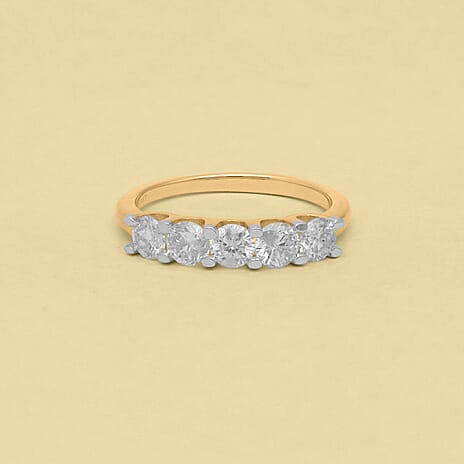 New York Close Out Deal- 14K Yellow Gold SGL Certified Diamond (I1-I2-G-H) Ring 1.00 Ct.