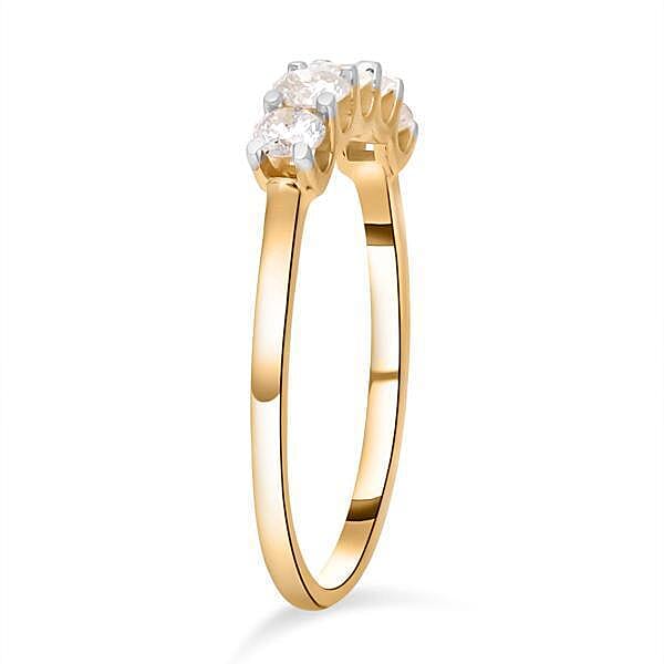 New York Close Out Deal- 14K Yellow Gold SGL Certified Diamond (I1-I2-G-H) Ring 1.00 Ct.
