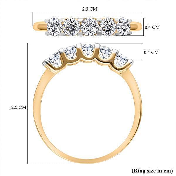 New York Close Out Deal- 14K Yellow Gold SGL Certified Diamond (I1-I2-G-H) Ring 1.00 Ct.