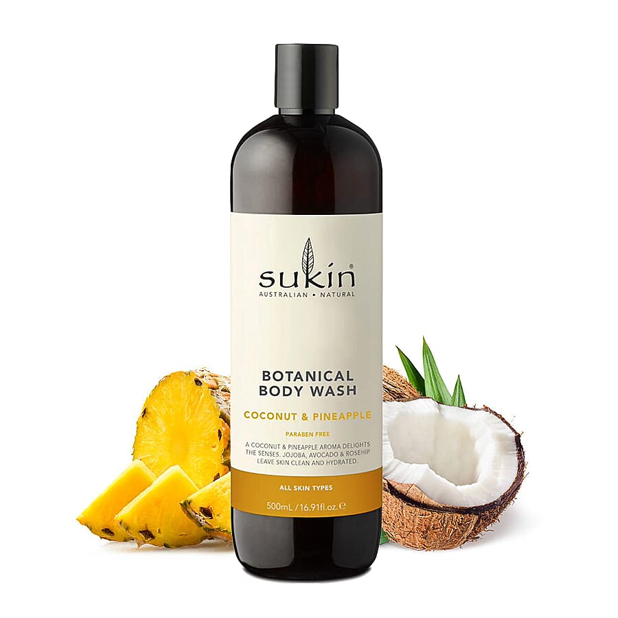 Sukin-Pineapple & Coconut Body Wash - 500ml