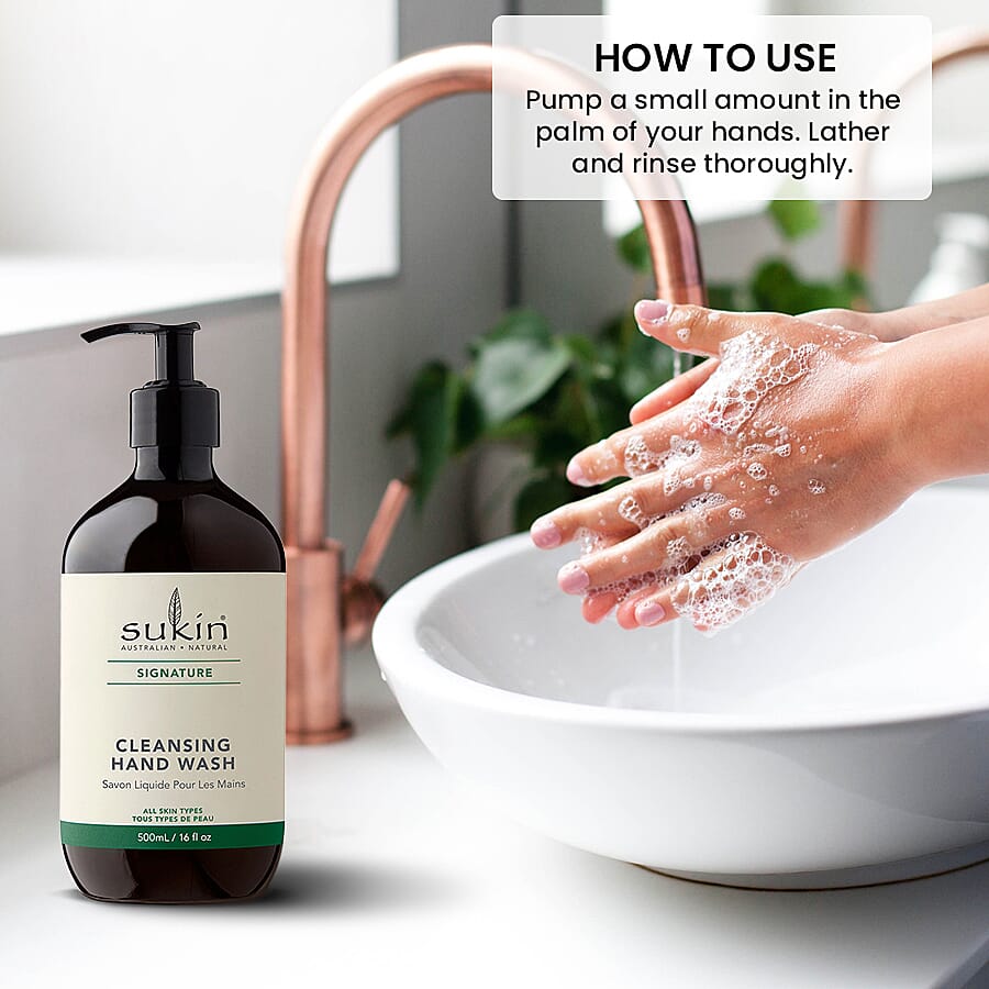 Sukin- Signature Hand Wash (Pump) - 500ml